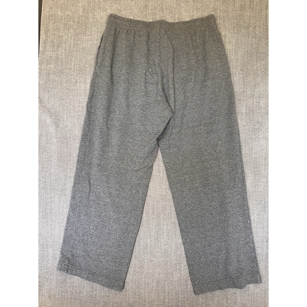 Nike Sweatpants Men's Large Gray Fleece Drawstring Lounge Athletic Pants - Picture 7 of 8